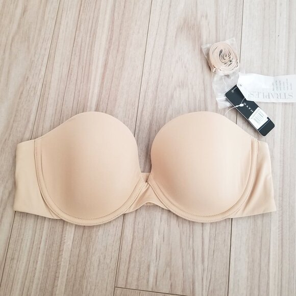 NEW Natori Minimal Strapless Contour Underwire Bra 729229 Cafe Nude Size 36B $65 - Picture 6 of 16